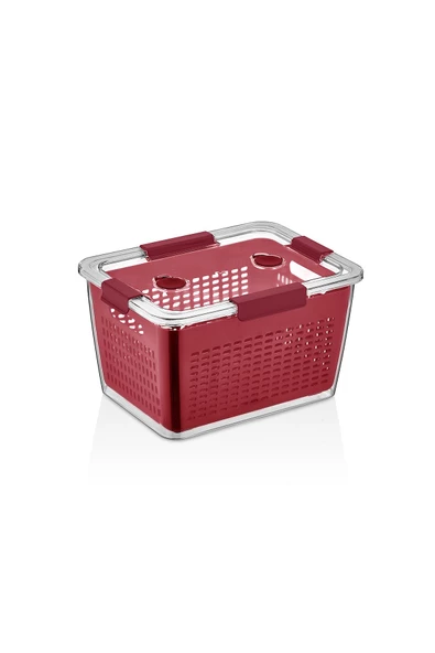 Selka Lavin 7 Lt. Saklama Kabı Bordo - 4
