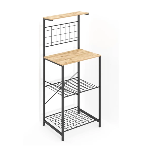 Eportatif Çok Amaçlı Dolap Mutfak Bango Masa Dar Çam 1436 - 6