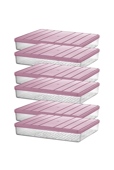 Selka Nora 6 Adet 2,25 Lt. Saklama Kabı - Resim 9