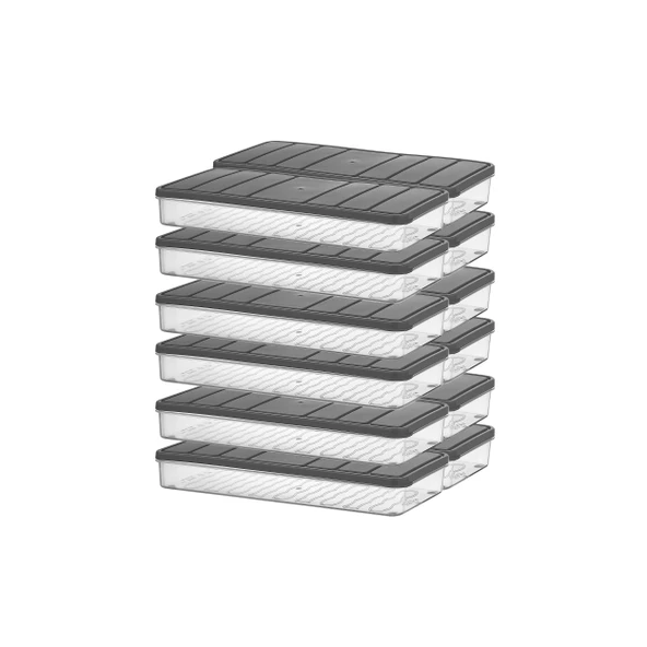 Selka Nora 12 Adet 1 Lt. Saklama Kabı - Resim 3