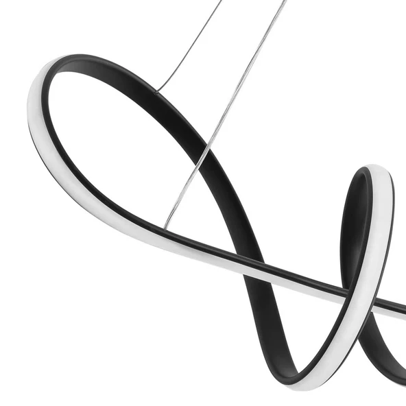 Side / Sarkıt Avize / 100 cm / Antrasit Gövde / 3 Renk Yanar / 3 Yıl Garanti - 3