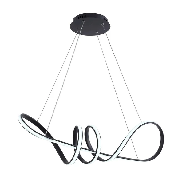 Side / Sarkıt Avize / 100 cm / Antrasit Gövde / 3 Renk Yanar / 3 Yıl Garanti - 2