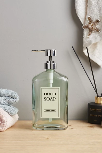 Perotti lıquıd soap cam sıvı sabunluk yeşil 15739