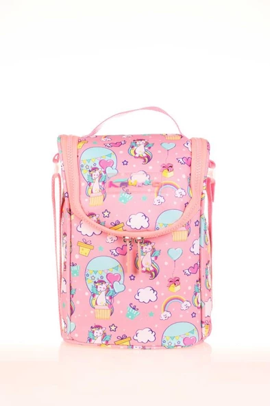 Kaukko Kids Beslenme Çantası Aynalı Taşlı Unicorn L7136