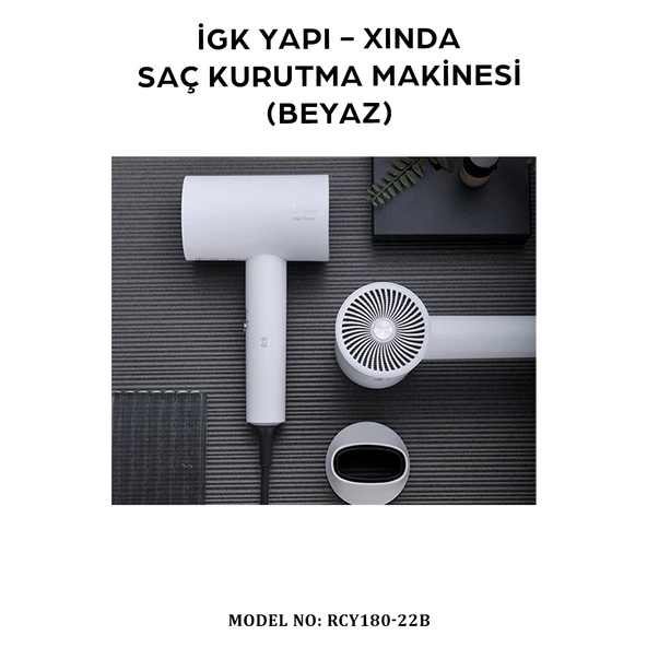 İGK YAPI - XINDA KATLANIR SAÇ KURUTMA MAKİNESİ (RCY180-22B) - 5