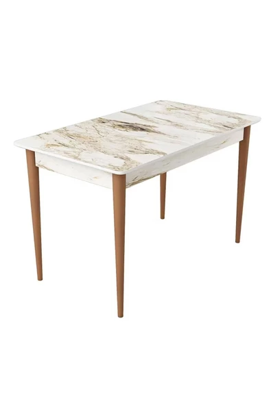 Lois Serisi 72x112 Mdf Pinotex Ayaklı Kaliteli Sabit Yemek Masası - 2