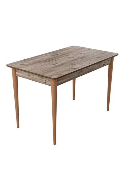 Lois Serisi 72x112 Mdf Pinotex Ayaklı Kaliteli Sabit Yemek Masası - 2