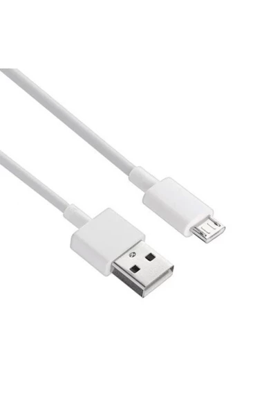 MİCRO USB HIZLI ŞARJ VE DATA KABLOSU 1 METRE BEYAZ - 2
