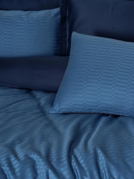 Cotton Box Çift Kişilik Smart Bambu Saten Nevresim Takımı Petrol - 2