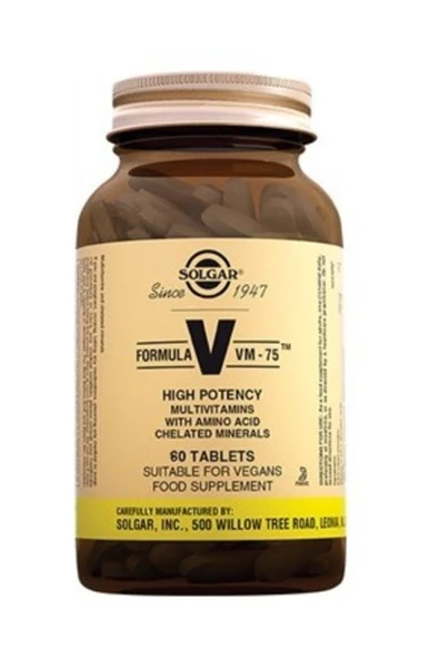 Solgar Formula Vm - 75 60 Tablet
