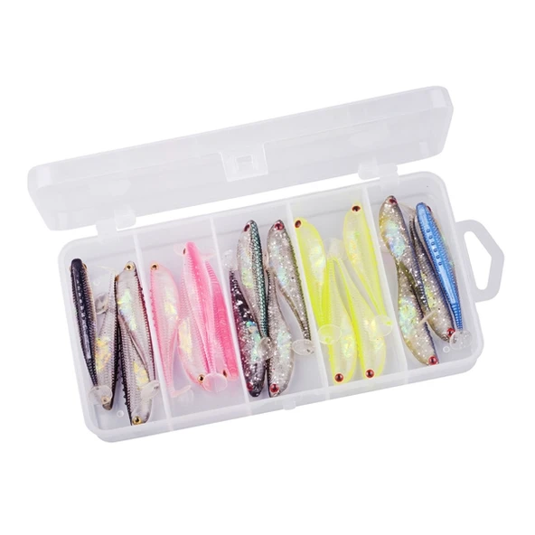 Silikon Sahte Balık Yem Seti - Spro - 9cm - Kira Bait (4870-1600) ürün görseli 1