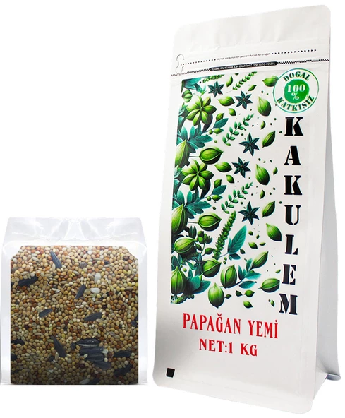 KAKULEM SERTİFİKALI Premium Sultan Cennet Papağan Yemi 1 KG