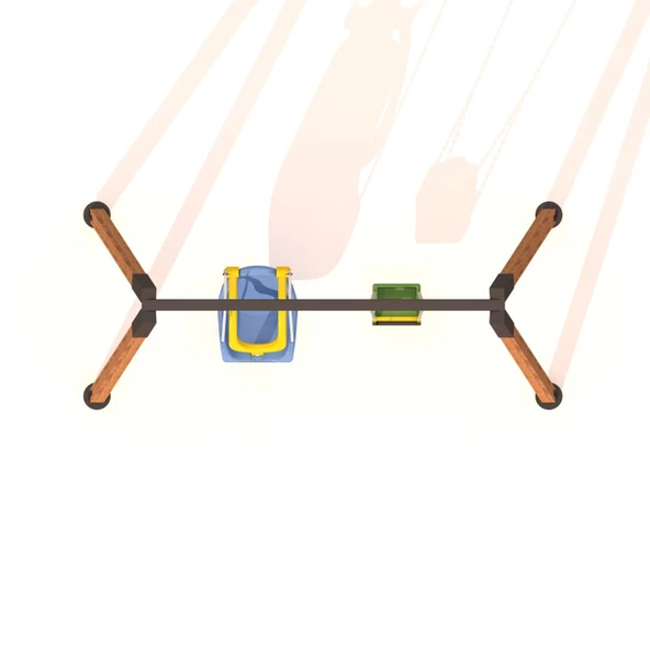 Ahşap Salıncak, Engelli ve Standart Tip Salıncak Koltuklu - 4