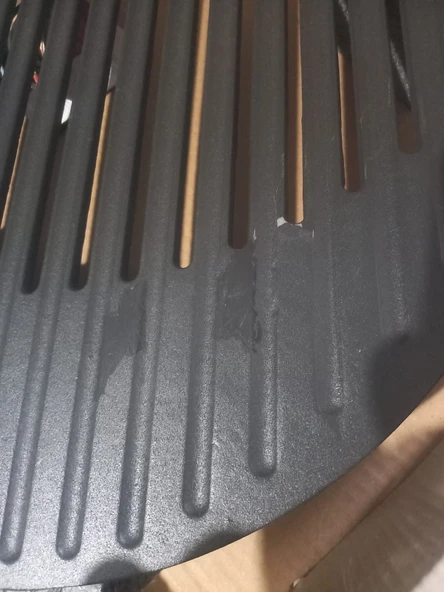 Lava Demir Döküm Mangal Izgarası Yuvarlak 37 cm (TEŞHİR) - 4