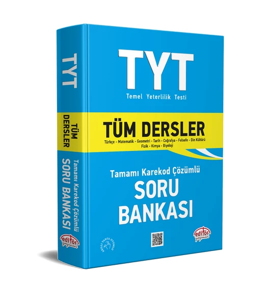 Editör Yayınevi TYT Tüm Dersler Tamamı Çözümlü Soru Bankası