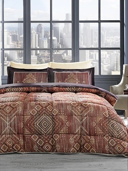 Özdilek Uyku Seti Tek Kişilik Ranforce Boucle Kahve - 2