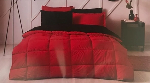 Özdilek Colormix Uyku Seti Rf Tek Kişilik Kırmızı - 1