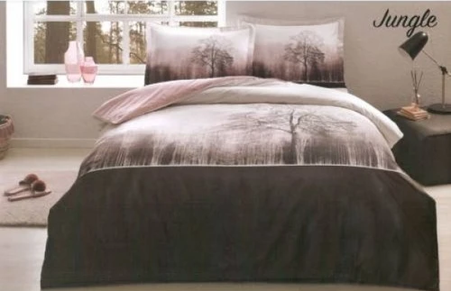 Özdilek Çift Kişilik Ranforce Nevresim Takımı Jungle Bordo ürün görseli