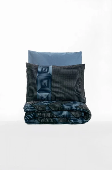 Cotton Box Dark Çift Kişilik Nevresim Takımı Armor Siyah - 3