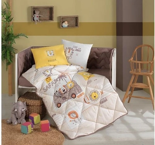 Clasy Bebek Yorgan Lion Sarı