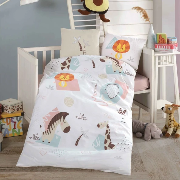 Clasy Bebek Nevresim Takımı Sweet Zuu Bej ürün görseli