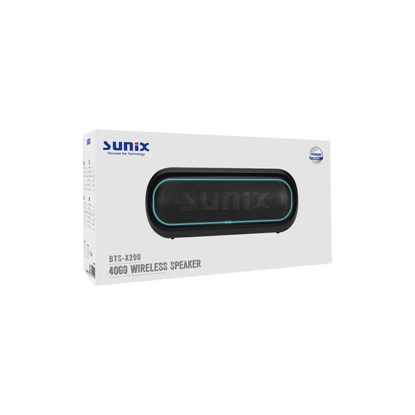 Sunix 4000 Mah 50W Bluetooth Hoparlör Siyah BTS-X200 - 4