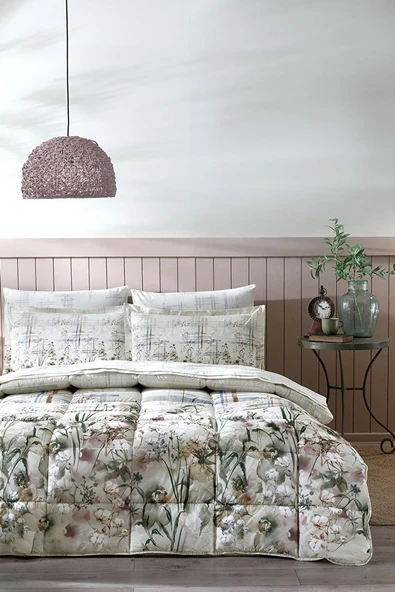 Özdilek Linum Uyku Seti Ranforce Bej Tek Kişilik ürün görseli