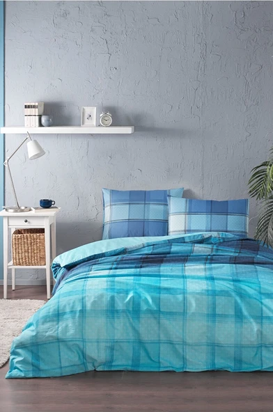 Özdilek Firuze Nevresim akımı Çift Kişilik Mavi ürün görseli