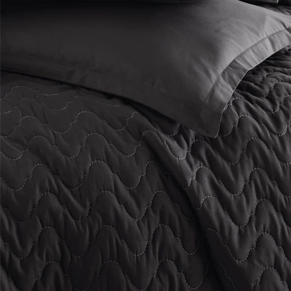 Clasy Çift Kişilik Dört Mevsim Set Atana Antrasit - Resim 4