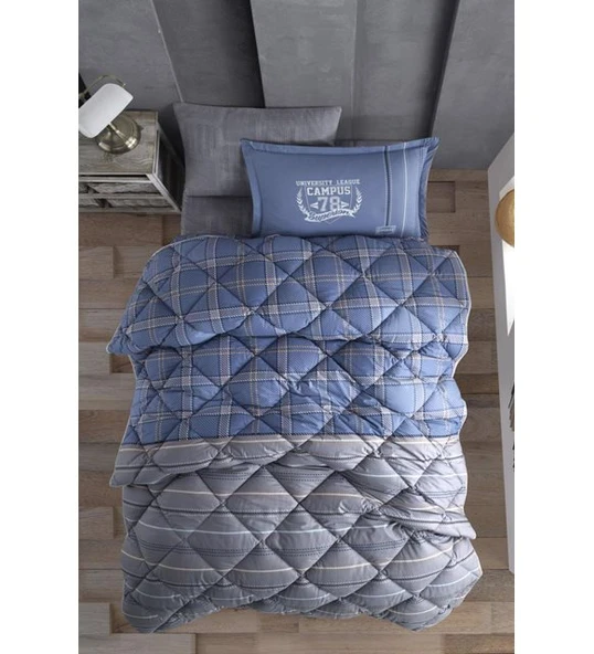 Clasy Tek Kişilik  Uyku Seti Campus V2 Mavi