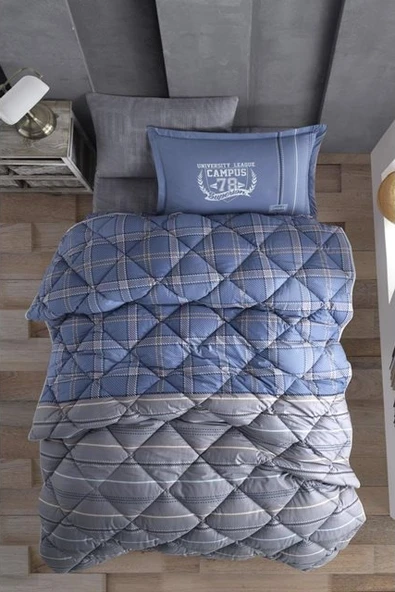 Clasy Tek Kişilik  Uyku Seti Campus V2 Mavi - 2