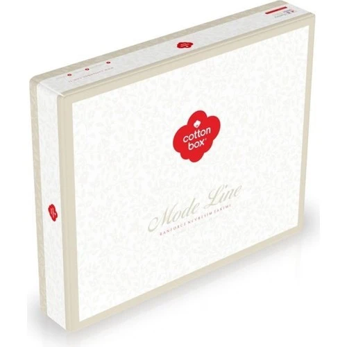 Cotton Box Mode Line Çift Kişilik Nevresim Takımı Vera Gri - 6