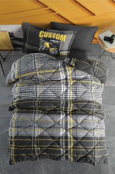 Clasy Tek Kişilik Genç Uyku Seti Roadstar V1 Sarı - 2