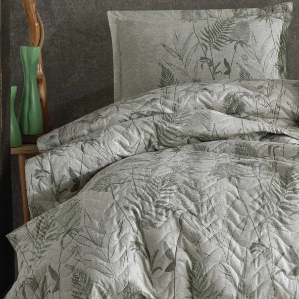 Clasy Çift Kişilik Dört Mevsim Set Tuva Yeşil - Resim 3