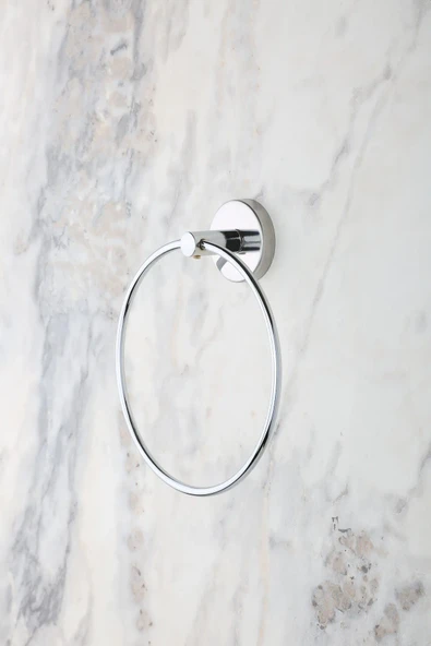 MultiStore Yuvarlak Havluluklu 5'li Banyo Aksesuar Seti - 2