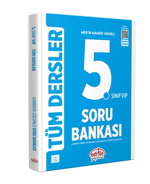 Editör 5. Sınıf VIP Tüm Dersler Soru Bankası Editör Yayınevi