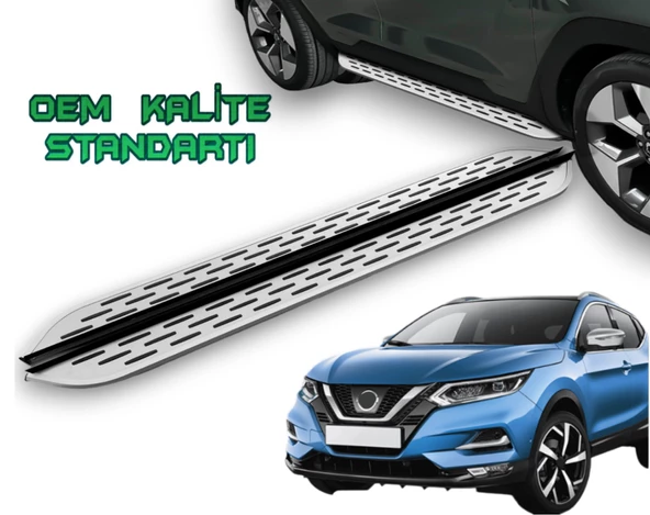 QASHQAİ 2014 2015 2016 2017 2018 2019 2020 2021 ARACA ÖZEL YAN BASAMAK ürün görseli 1