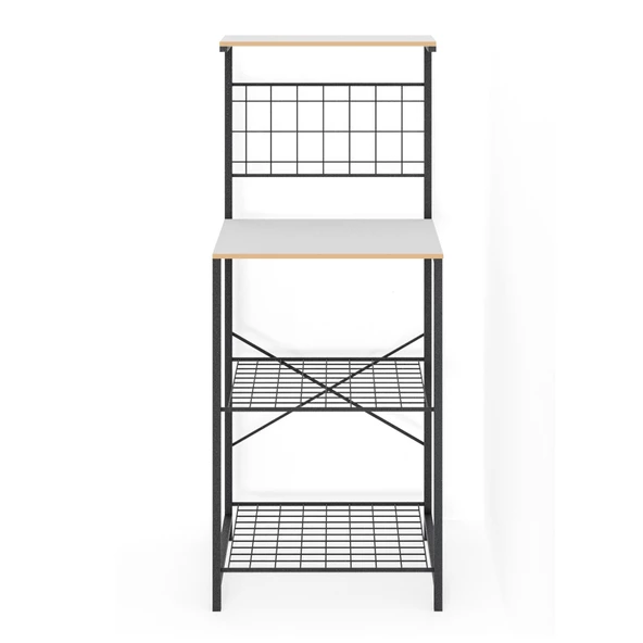 Eportatif Çok Amaçlı Dolap Mutfak Bango Masa Dar Beyaz 1437 - 5