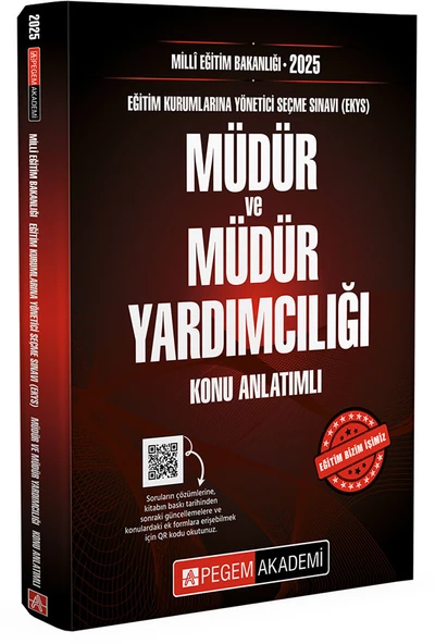 Pegem 2025 MEB EKYS Müdür ve Yardımcılığı Konu Anlatımlı Pegem Akademi