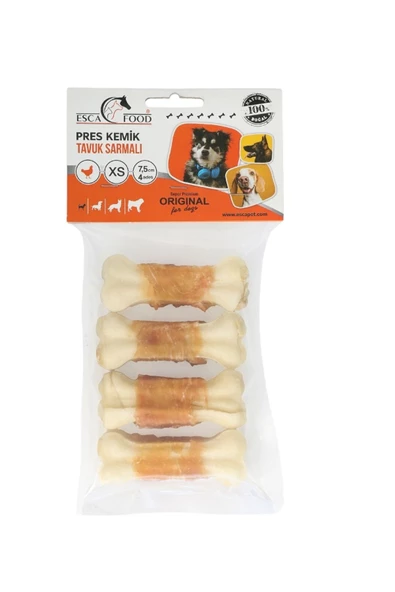 Esca TAVUKLU PRES KEMİK 7 CM - 4' LÜ 100 gr