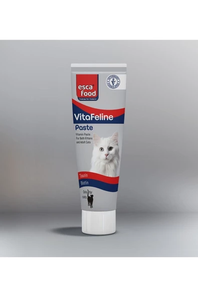 esca food Esca Vitafeline Paste Kediler Için Multi Vitaminli Malt Macun 100 ml - 2