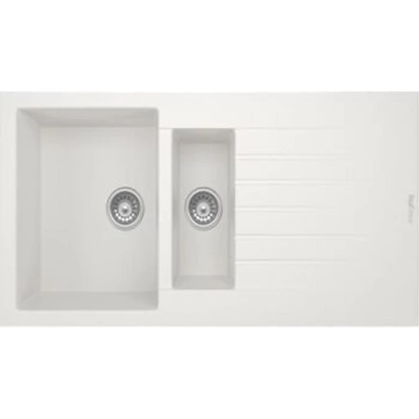 Real Stone P005  Beyaz Eviye-Real Stone BT001 Abant Beyaz Arıtmalı Batarya - 2