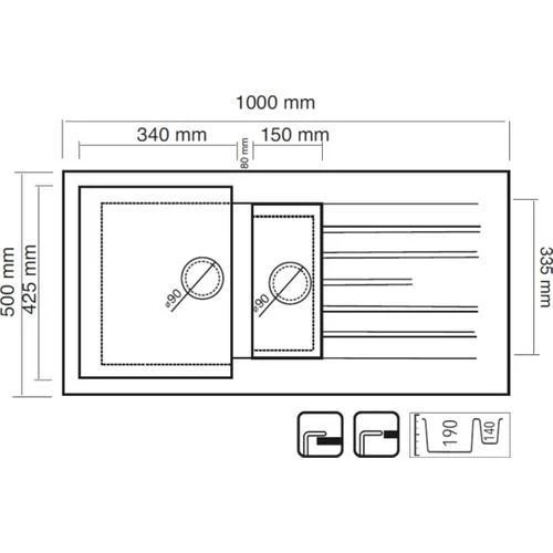 Real Stone P005  Beyaz Eviye-Real Stone BT001 Abant Beyaz Arıtmalı Batarya - 4