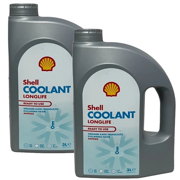 Shell Coolant Longlife -37c Kırmızı Hazır Antifriz 2 X 3 Litre ürün görseli