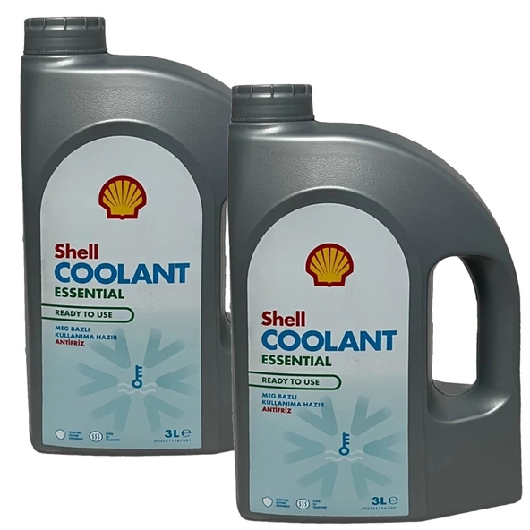 Shell Coolant Essential -37c Mavi Hazır Antifriz 2 X 3 Litre