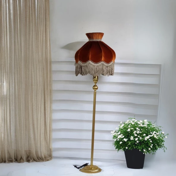 Klasik Lambader Altın Ayak Kiremit Başlık 170cm.