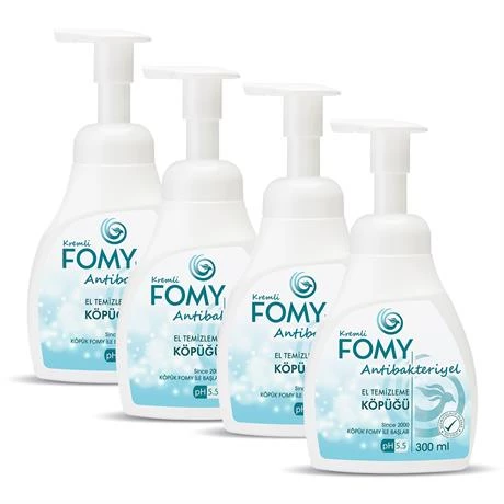 FOMY Antibakteriyel Köpük Sabun 300 ml 4 ADET