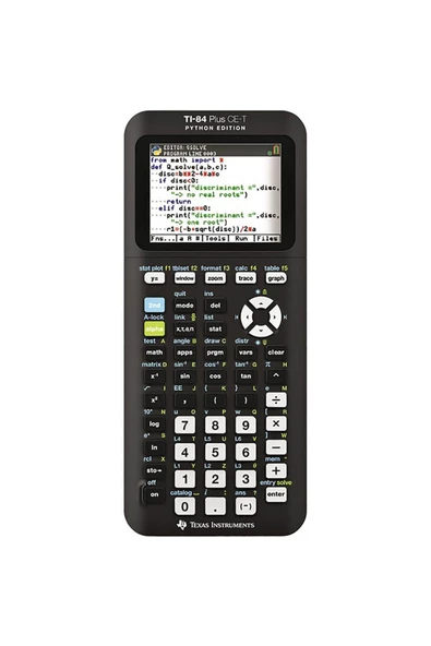 TEXAS-INSTRUMENTS    Tı-84 Plus Ce-t Python Edition Grafik Hesap Makinesi