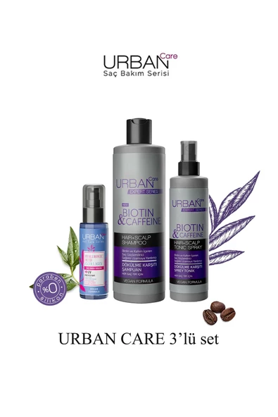 Expert Biotin & Kafein Şampuan 350 ML + Sprey Tonik 200 ML + Hyaluronik Asit Saç Bakım Serumu-75ML