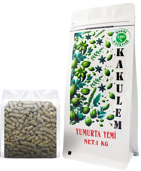 KAKULEM SERTİFİKALI Yumurta Verimini Arttıran Yumurta Yemi 1 KG